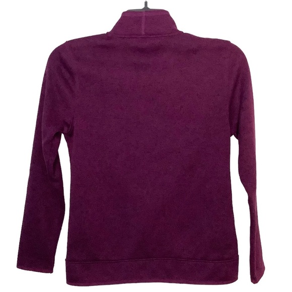 Women’s Eddie Bauer Quest Small 4 - 6 Full Zip Purple Jacket Long Sleeve Pockets - Picture 3 of 10